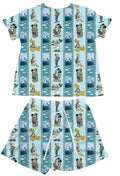 Alaska Stripe Waffle Knit Child and Women 100% Cotton