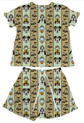Animal Kingdom Friends Waffle Knit Child and Women 100% Cotton