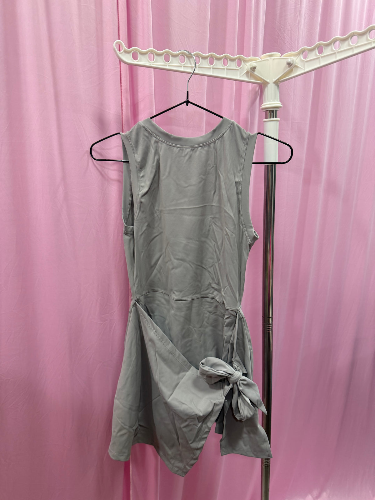 Solid Wrap Dress Sleeveless