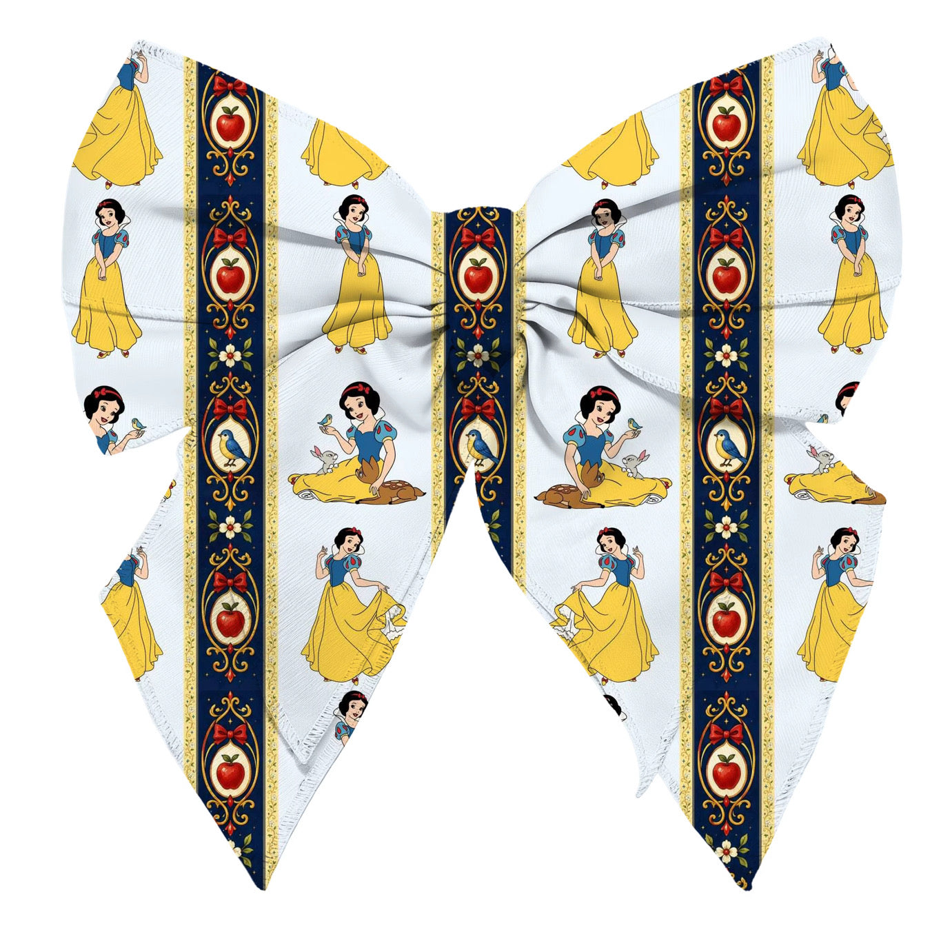 Snow White Stripes Waffle Knit Child and Women 100% Cotton