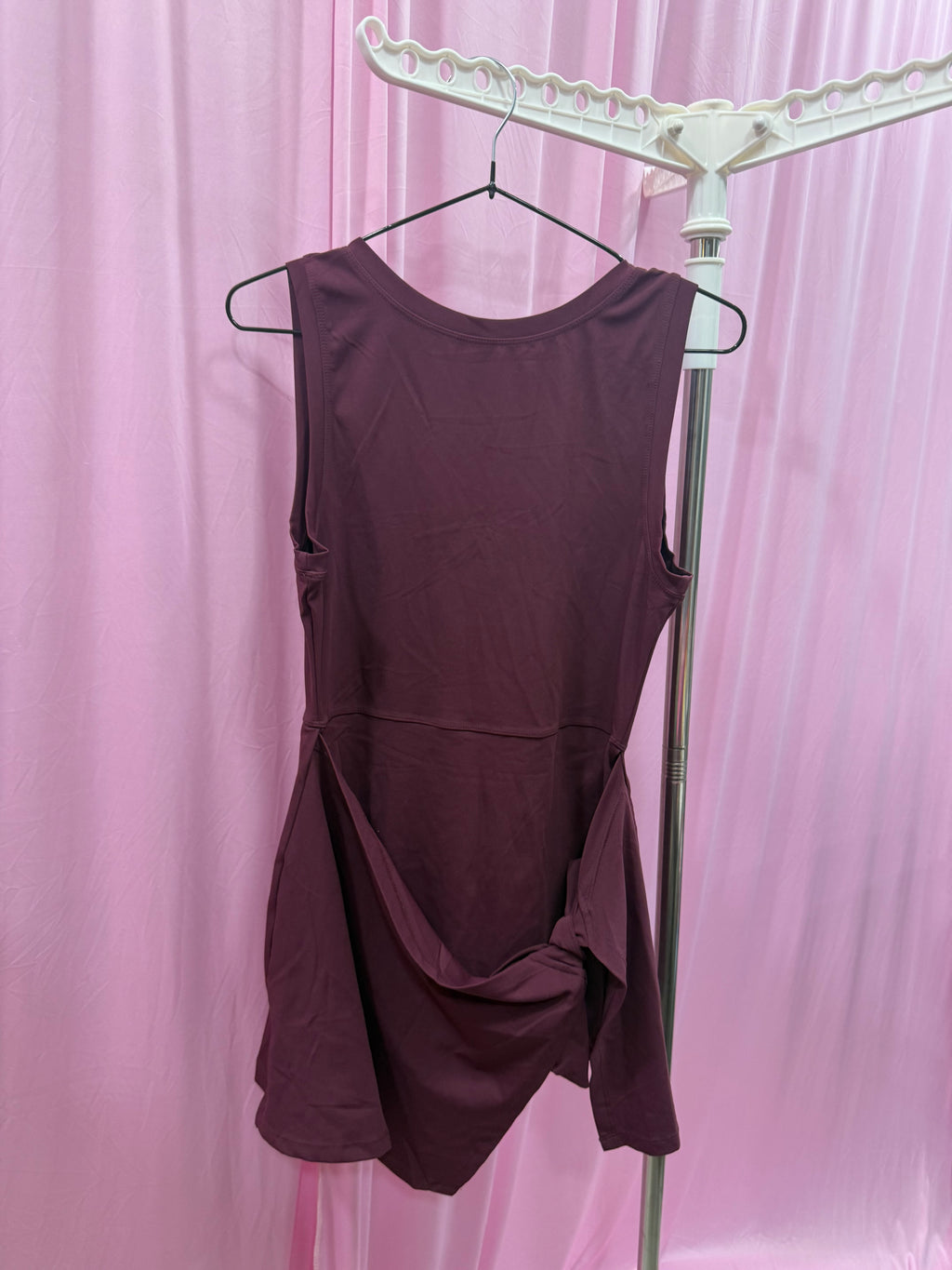 Solid Wrap Dress Sleeveless