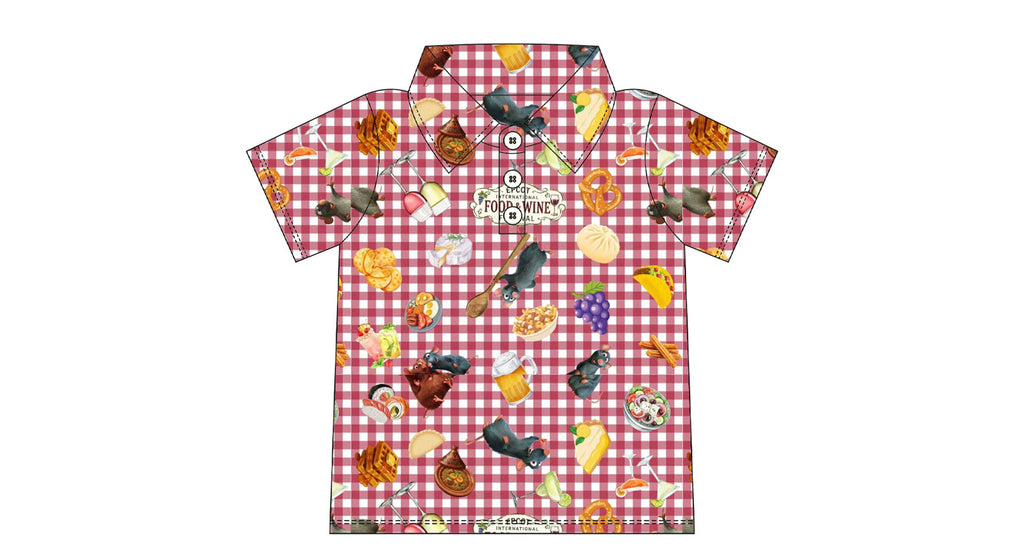 Remy Ratatouille Food and Wine Boy and Men Dri-Fit Performance Polo Shirt