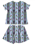 Jasmine Stripes Waffle Knit Child and Women 100% Cotton