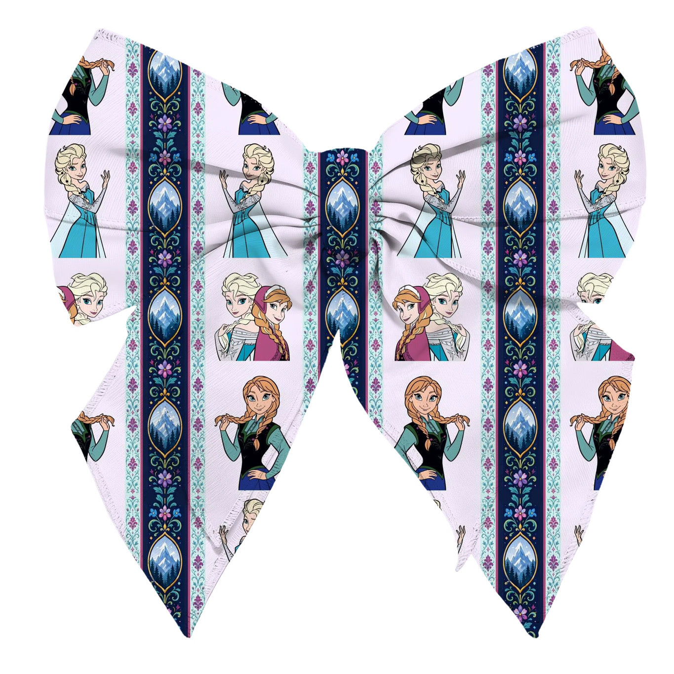 Frozen Stripes Waffle Knit Child and Women 100% Cotton