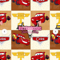 Cars Checkers Waffle Knit Boy and Men 100% Cotton