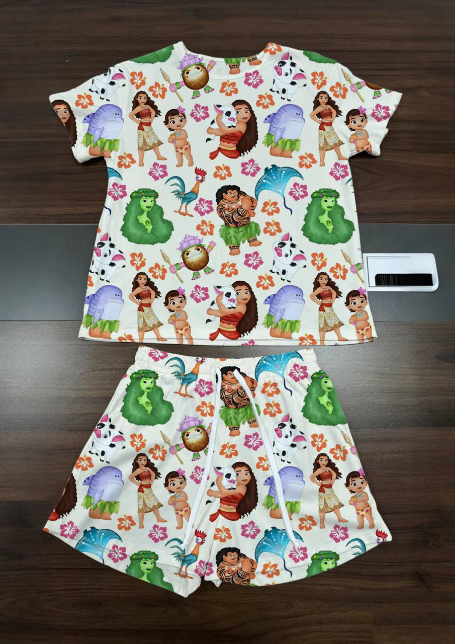 Moana Waffle Knit Girls and Women 100% Cotton