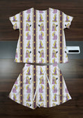 Rapunzel Stripes Waffle Knit Child and Women 100% Cotton