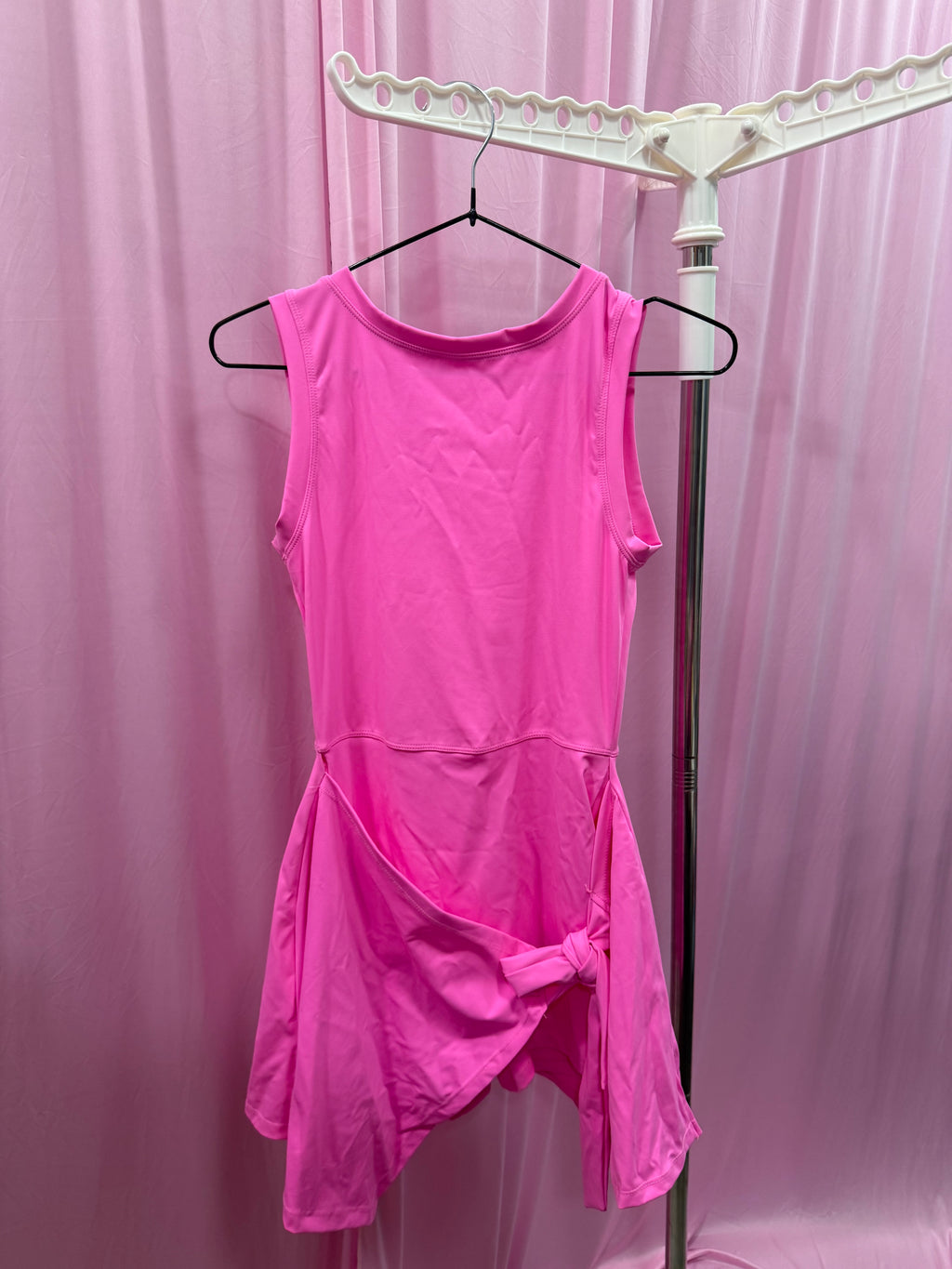 Solid Wrap Dress Sleeveless