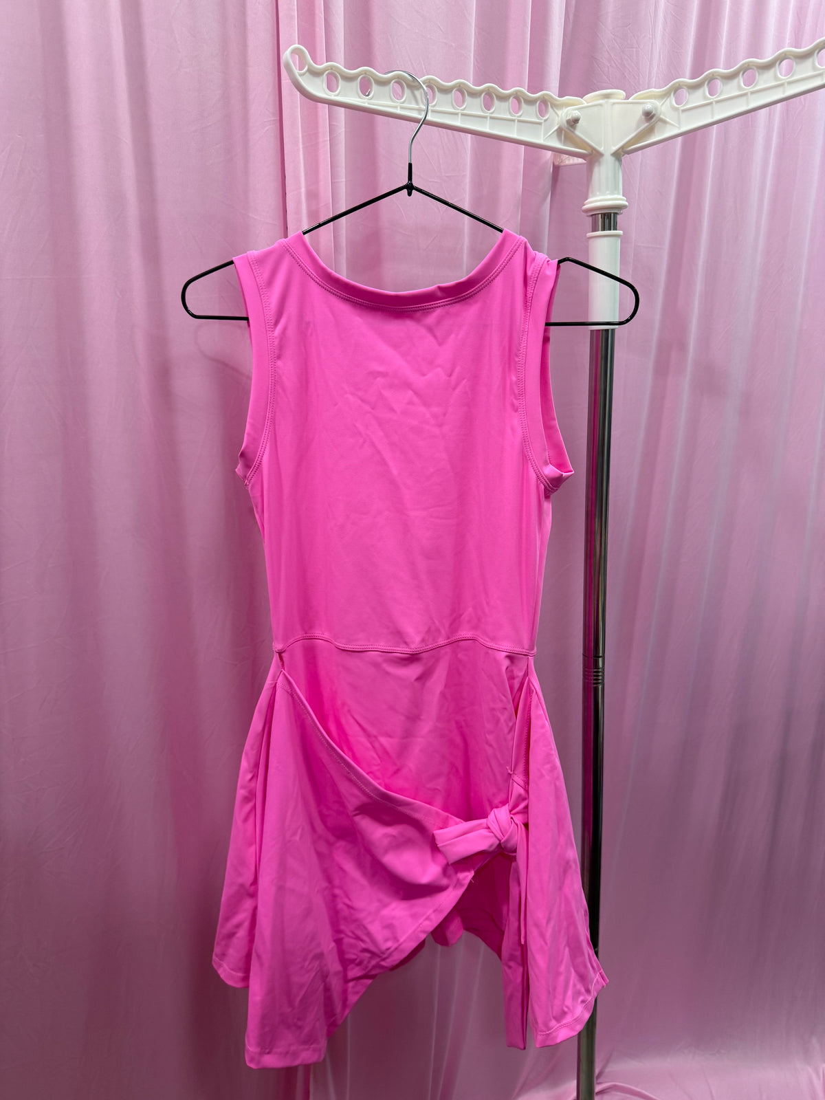 Solid Wrap Dress Sleeveless