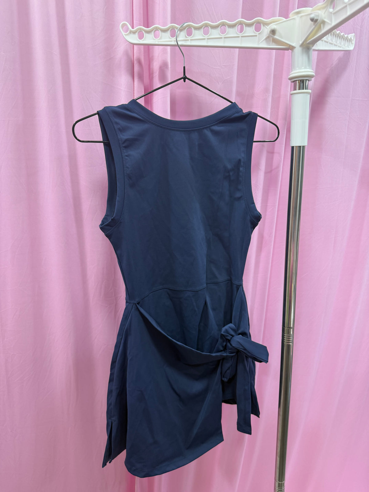 Solid Wrap Dress Sleeveless