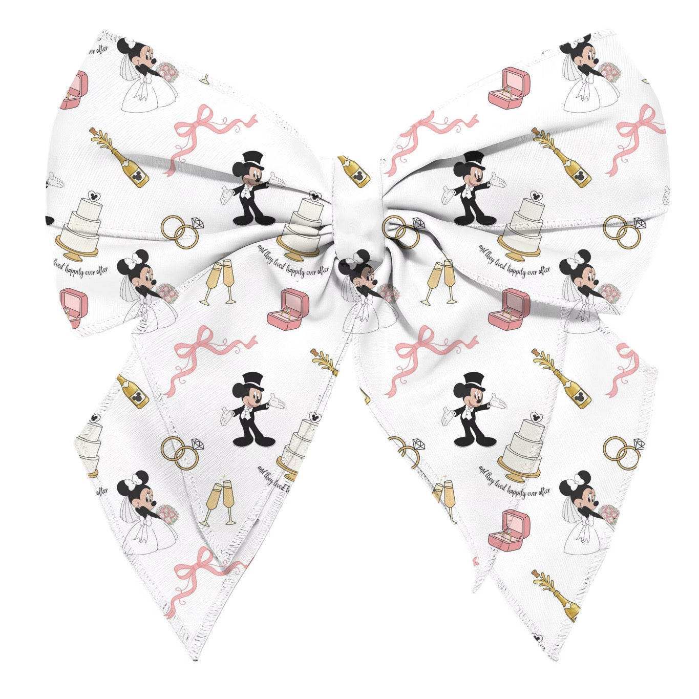 Disney Wedding Waffle Knit Child and Women 100% Cotton
