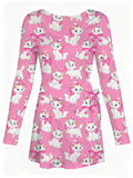 LONG SLEEVE Marie Wrap Dress Girls and Women with Hair Bow