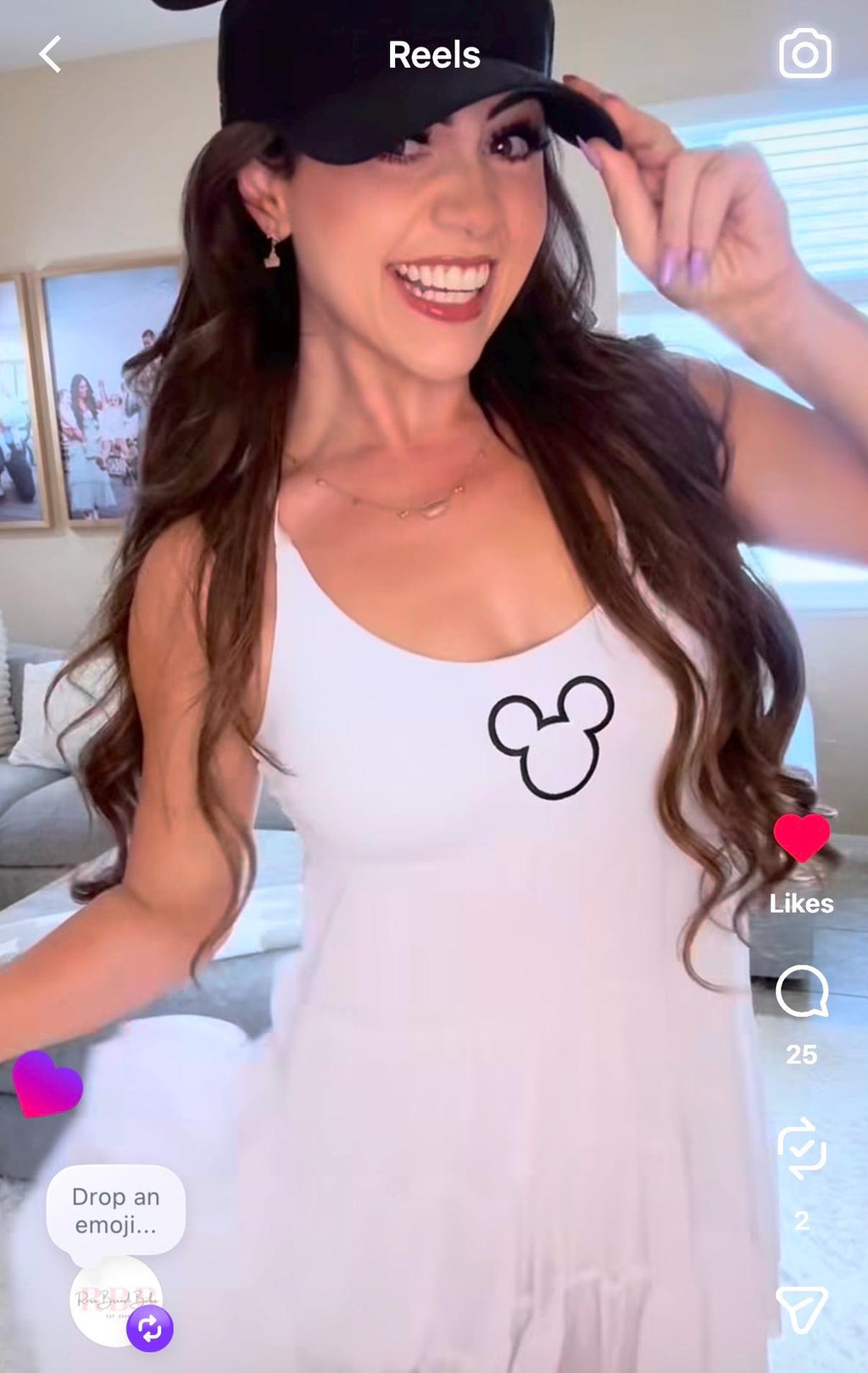 Disney Simple Flowy Athletic Dress
