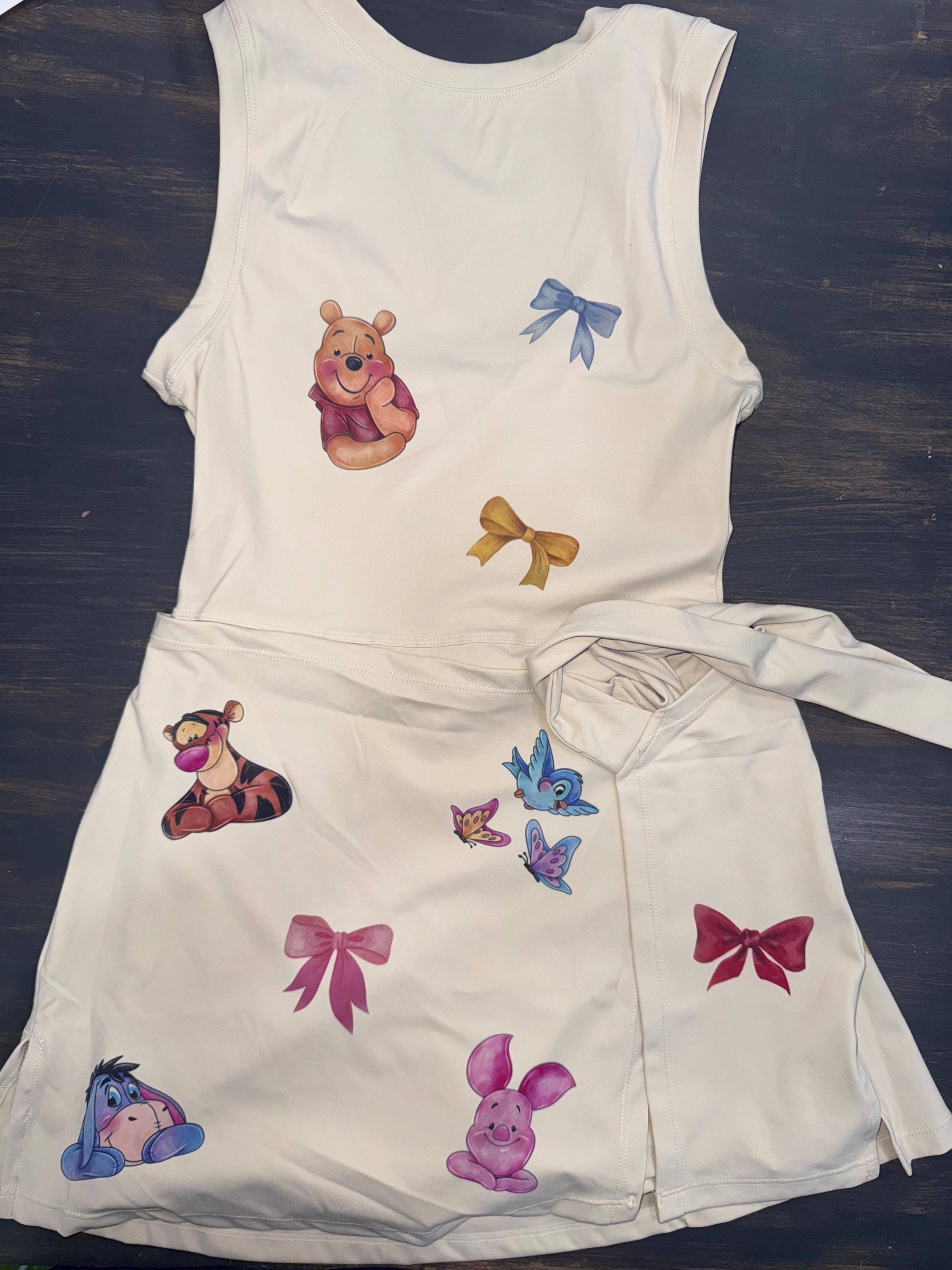 Disney Tennis Dress, Disney Outfit For Women, Winnie The Pooh Dress