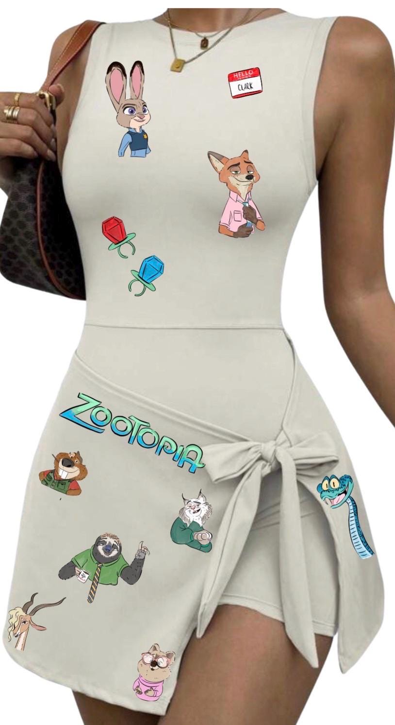 Disney Zootopia Inspired Athletic Dress