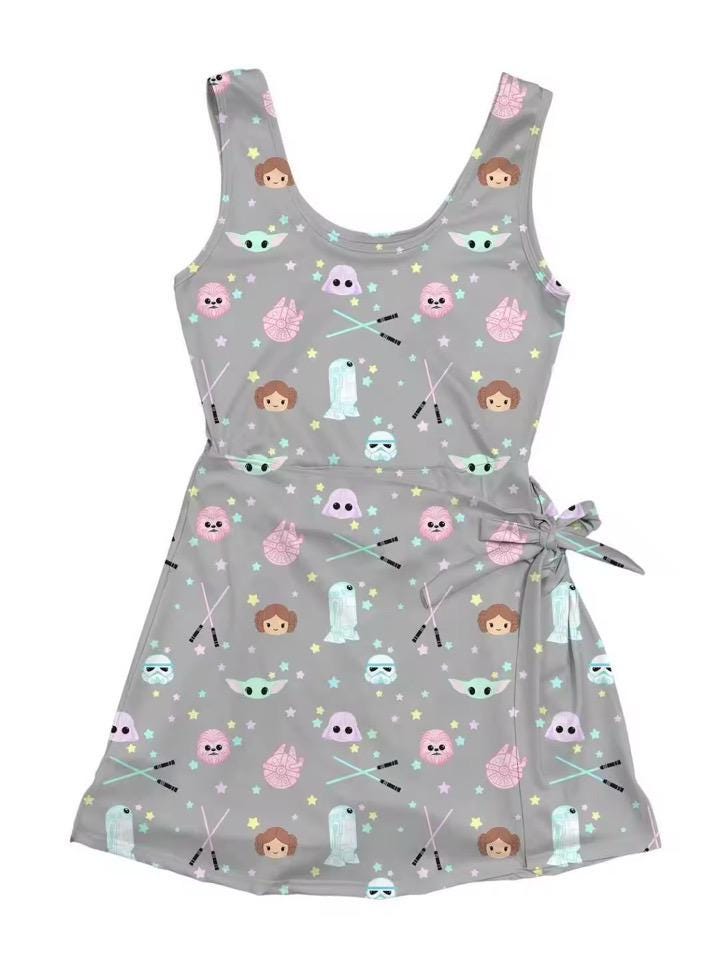 Disney Star Wars Athletic Tennis Dress,  Women and Girls Sizes. Ready to Ship.  Will Not Restock