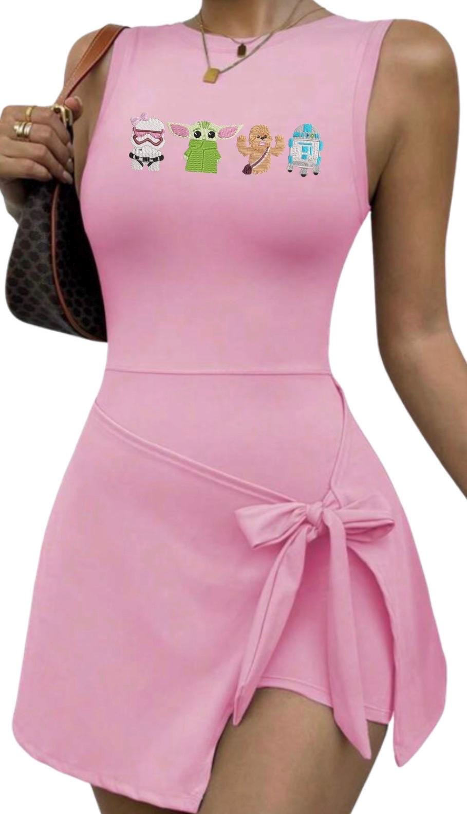 Star Wars Pretty Pink Disney Tennis Dress, Disney Outfit For Women