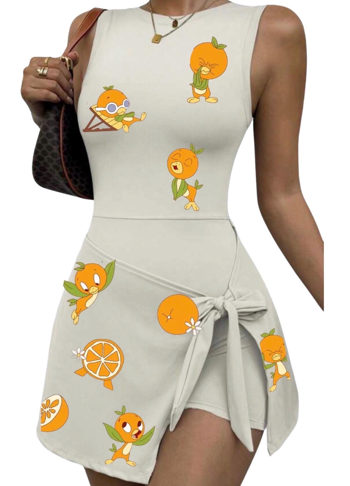 Disney Orange Bird Tennis Dress, Disney Outfit For Women