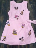Disney Tennis Dress, Disney Outfit, PINK or NUDE Mickey and Friends Athletic Dress.