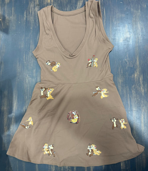 Disney Chip and Dale Tennis Dress, Disney Outfit For Women