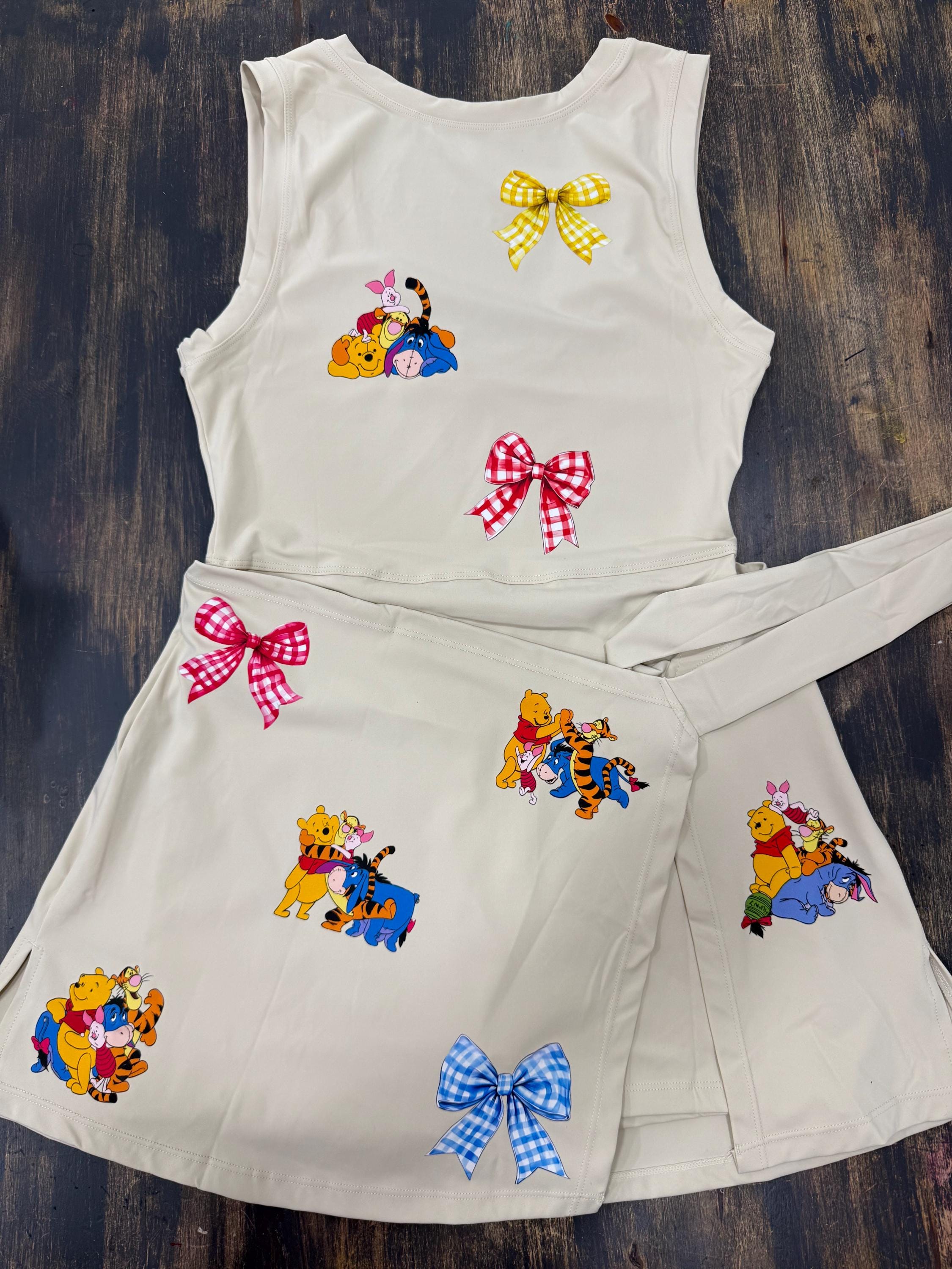 Disney Tennis Dress, Disney Outfit For Women, Winnie The Pooh Dress