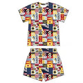 1 Ready To Ship Mickey Cruise  Waffle Knit Set Mommy and Me